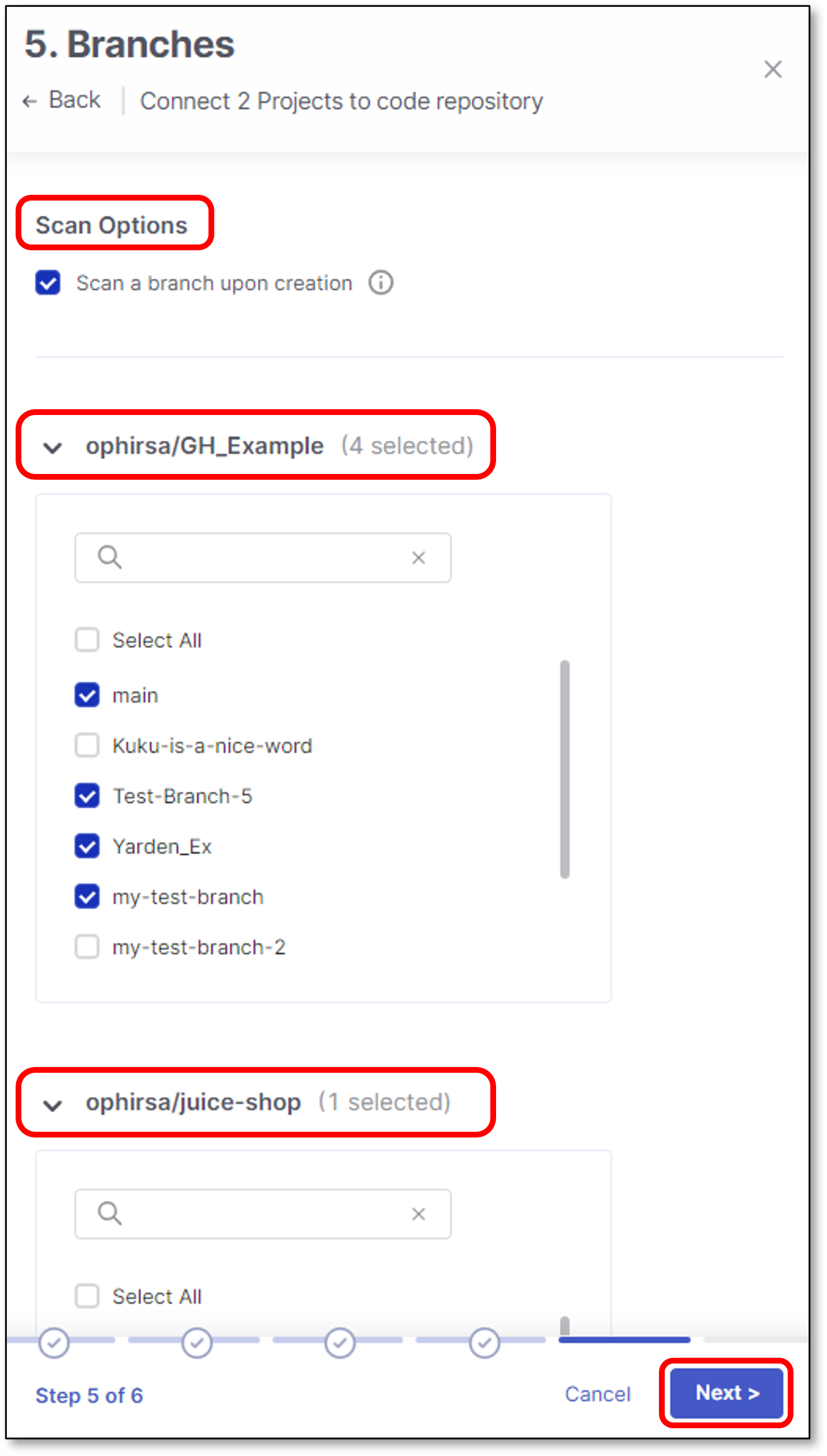 Multiple_Projects_Select_Branches.png